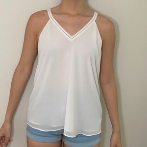 Cute basic white top
